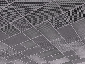 wood ceiling and wall panel Model 3D