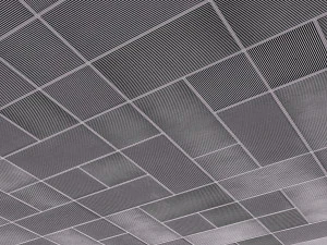 wood ceiling and wall panel 3D Model