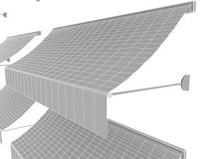 awning models Modello 3D
