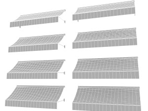 awning models Modello 3D