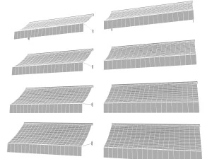 awning models 3D Model