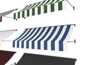 awning models Modello 3D