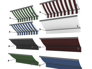 awning models Modello 3D