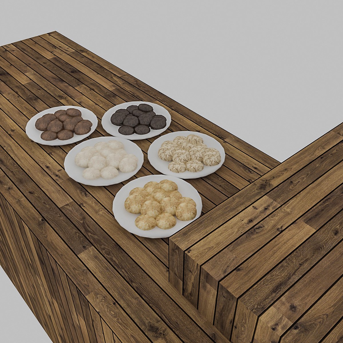 3d Cafe Counter 3d Model In Restaurant 3dexport