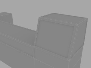 3d cafe counter 3D Model
