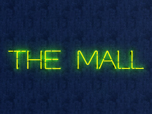 the mall neon sign 3D 모델