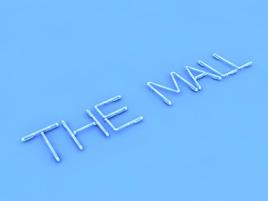 the mall neon sign 3D 모델