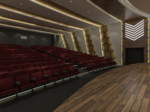 theater hall concept 3D-Modell