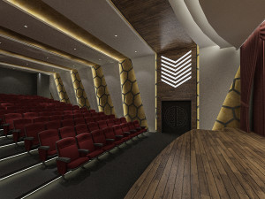theater hall concept 3D-Modell