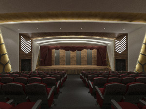 theater hall concept 3D-Modell