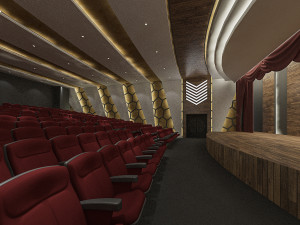 theater hall concept 3D-Modell
