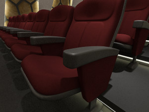 theater hall concept 3D-Modell