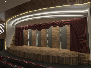 theater hall concept 3D-Modell