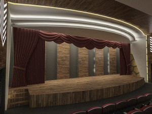 theater hall concept 3D-Modell