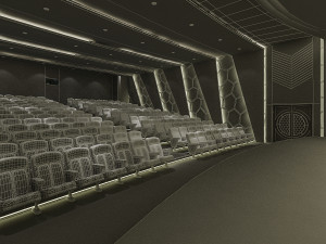 theater hall concept 3D-Modell