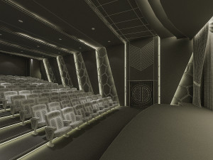 theater hall concept 3D-Modell