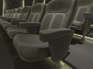 theater hall concept 3D-Modell