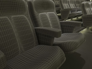 theater hall concept 3D-Modell