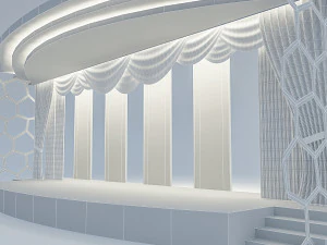 theater and cinema scene 3D Model