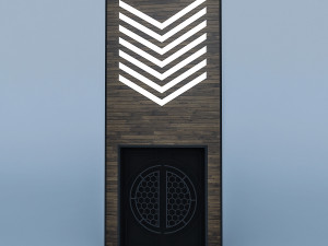 cinema theater gate 3D Model