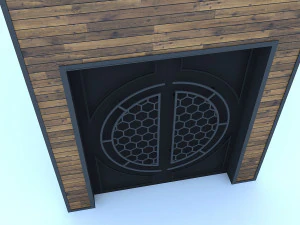 cinema theater gate 3D Model