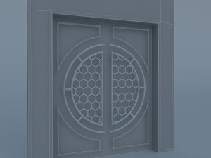 cinema theater gate 3Dモデル
