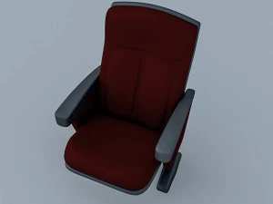 cinema theater chair 3D Model