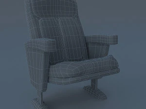 cinema theater chair 3D Model