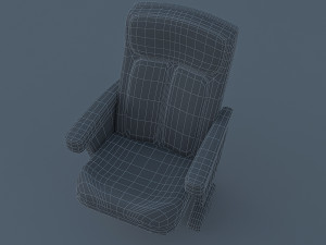 cinema theater chair Modelo 3D
