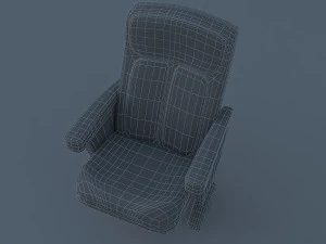 cinema theater chair 3D Model