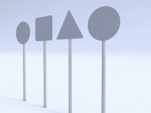 traffic signs Modelo 3D