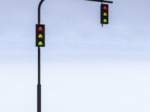 traffic lamp 3D Model