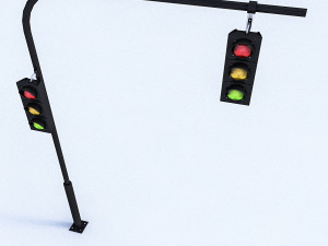 traffic lamp 3D Model