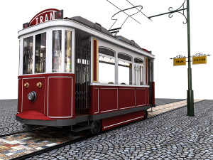 tram 3D Model