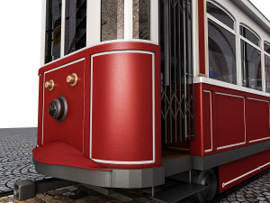 tram 3D-Modell