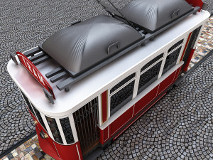 tram 3D-Modell