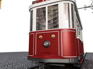 tram 3D-Modell