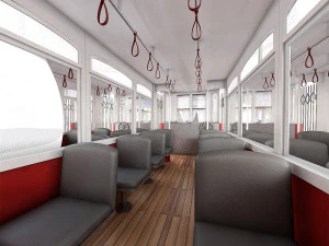 tram 3D Model