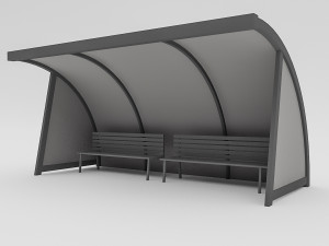 replacement bench 3D Модель