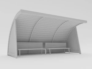 replacement bench 3D Model