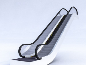 3d escalator Model 3D