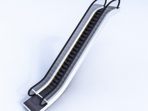 3d escalator Model 3D