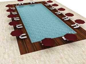 swimming pool Modelo 3D