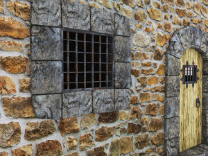 medieval castle door 3D 모델