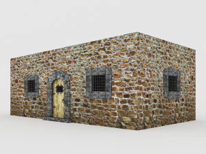 medieval castle door 3D Model