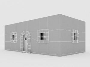 medieval castle door 3D 모델