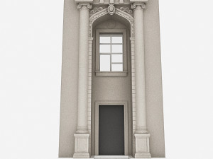 classic building door system 3D Model