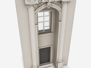 classic building door system 3D Model