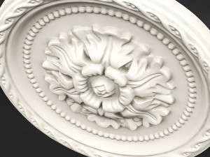 classic ceiling pattern 01 Model 3D