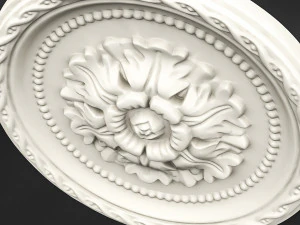 classic ceiling pattern 01 3D Model
